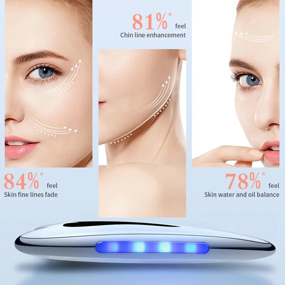 Revitalize Your Skin: Electric Microcurrent Gua Sha Scraper Board for Firming and Lifting